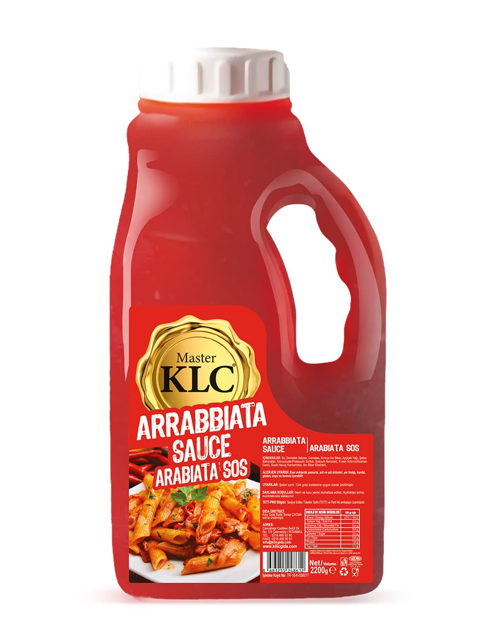 Arrabbiata Sos 2200g